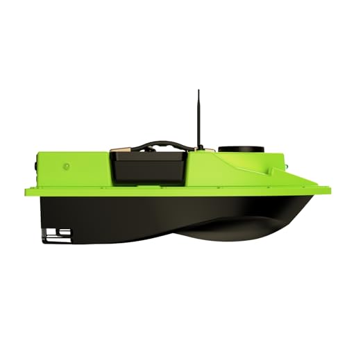 Cocoarm 2KG Köderboot mit GPS, 99 Punkten 500m Reichweite 4 Köderbehälter ferngesteuertes Angelboot mit automatischer Rückkehrfunktion für Angeln (5200 mAh) von Cocoarm