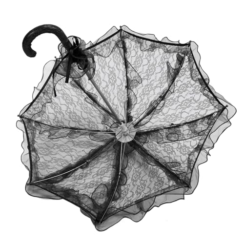 Cocoarm 60 Cm Spitze Hochzeitsschirme Komfortables Design, Exquisit Handgefertigt, Vielseitige Verwendung, Vintage -Eleganz, Fotografie Essentiell, mit Malerischer Vintage -Touch für Spezielle von Cocoarm