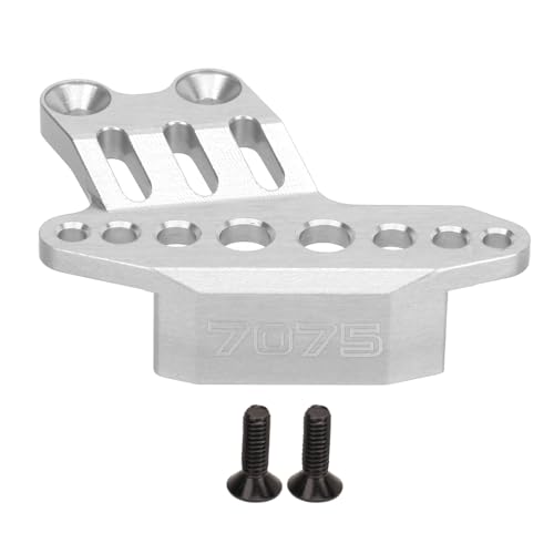 Cocoarm Aluminiumlegierung Elektro-Motorrad Kettenabdeckung, Langlebiges Design mit Präziser Passform für LOSI 1/4 Promoto MX, Kettenabdeckung, Kettenblech, Schutzblech, Langlebige (Silver) von Cocoarm