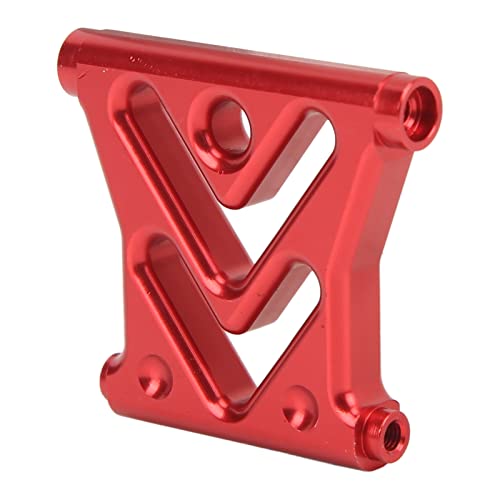 Cocoarm Aluminiumlegierung Vordere Stoßfetzabdeckung für 1/10 RC-Autos mit Anti-Collision-Design und Starkem Polster-Upgrade-Zubehör für Axiale RBX10 (Rot) von Cocoarm