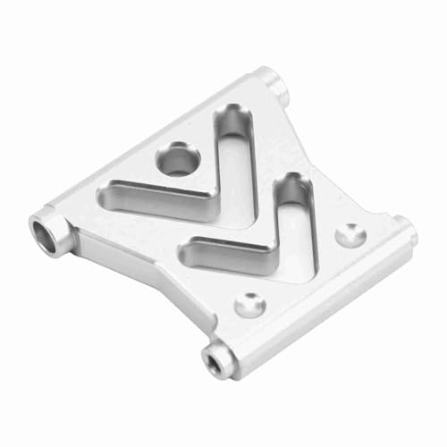 Cocoarm Aluminiumlegierung Vordere Stoßfetzabdeckung für 1/10 RC-Autos mit Anti-Collision-Design und Starkem Polster-Upgrade-Zubehör für Axiale RBX10 (Silver) von Cocoarm