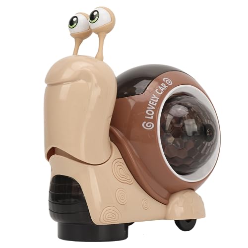 Cocoarm Elektrisches Schneckenspielzeug Universeller Kopf Zittert den Bauch der Gehöfe für Plastikmaterialien (Brown) von Cocoarm