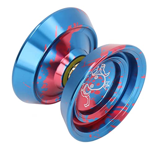Cocoarm FADE Aluminum -Legierung Nicht Antworten Yoyo Ball mit Handschuh - Premium Metal Yoyo für die Körperliche Koordinationstraining für (Blue) von Cocoarm