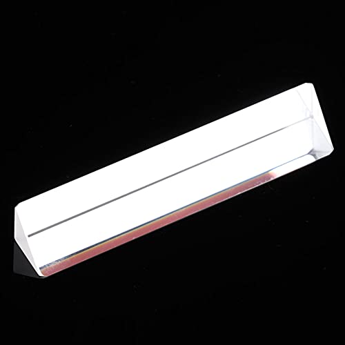 Cocoarm K9 Optical Glass Prism für die Physikbildung, Einzigartige Dekoration, Unterschiedliche Farbwiedergabe, Wesentlich für Wissenschaftsunterricht (15 * 15 * 87) von Cocoarm