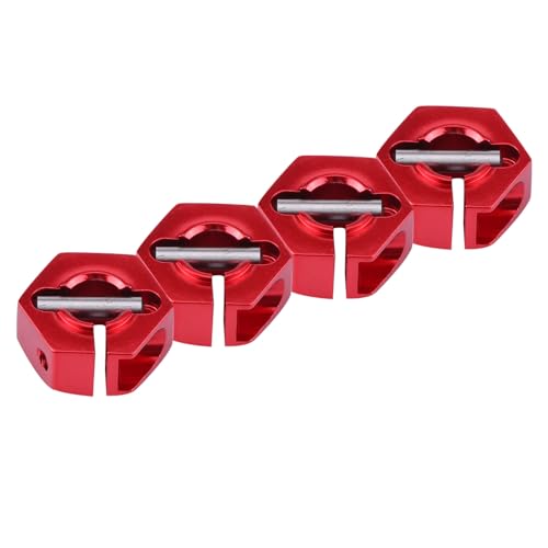 Cocoarm Langlebige 12 -Mm -Hex Navadapter für HSP 1/10 RC Auto, Bleiben Nicht Hängen, Einfache Installation, Geeignet für Auto, Hochwertige Aluminiumlegierung (lila, 6 Mm, 4) für Kurze LKW von Cocoarm