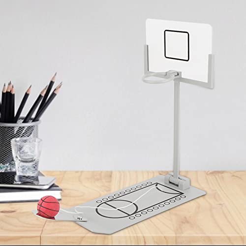 Cocoarm Mini Basketball Hoop Toy Metal Metal Frühlingsgeladener Rückpralldesktop-Basketballspiel Kompakt Faltbar für Büroreisen Stressabbau Cocoarm Mini Basketball Hoop Toy Metal Metal Frühlingsgeladener Rückpralldesktop-Basketballspiel Kompakt Faltbar für Büroreisen Stressabbau von Cocoarm