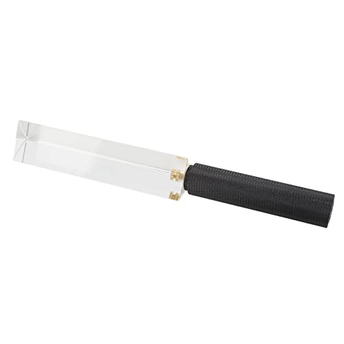 Cocoarm Optisches Glas Dreieckiges Prisma, Premium -Licht -Brechungsinstrument, 3x13 cm für die Bildung von Fotografie und Physik von Cocoarm
