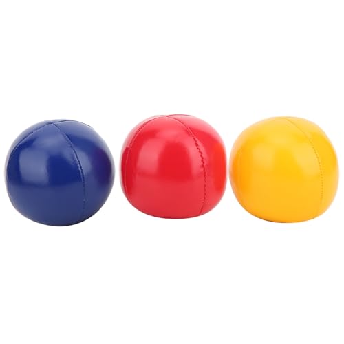 Cocoarm PU Leder Jonglierkugeln Tränenproof -Bildungsspielzeug für Finger Flexibilität Augenkoordination Stufe Hände Werfen Innensportarten mit Netzbeutel Cocoarm PU Leder Jonglierkugeln Tränenproof -Bildungsspielzeug für Finger Flexibilität Augenkoordination Stufe Hände Werfen Innensportarten mit Netzbeutel von Cocoarm