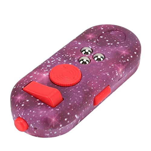 Cocoarm Plastik 4.1x1.7in Entspannen Sie Spielzeug, Reduzieren Sie Stress Entspannen Sie Stimmung Tragbare Angst Sensorisches EDC -Spielzeug, Sensorische Zappel -Controller -Pad für (10 Sterne Lila) von Cocoarm