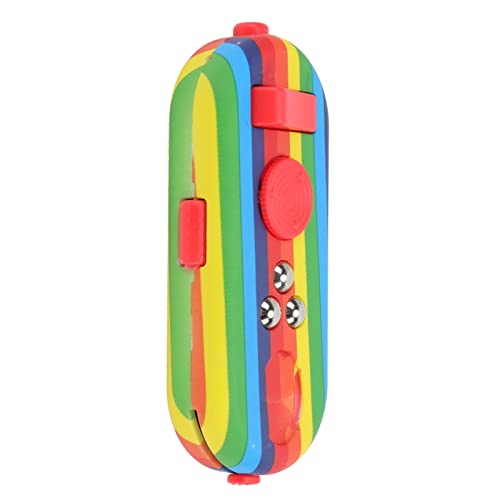 Cocoarm Plastik 4.1x1.7in Entspannen Sie Spielzeug, Reduzieren Sie Stress Entspannen Sie Stimmung Tragbare Angst Sensorisches EDC -Spielzeug, Sensorische Zappel -Controller -Pad für (9 Bunt) von Cocoarm