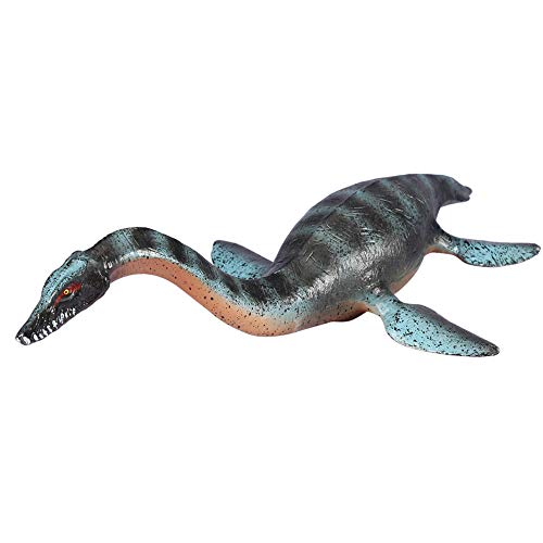 Cocoarm Plastik-Dinosaurier-Spielzeug, -Modellfigur Lebensechte Nachbildung für Kinderspielzeug Lehrmittel mit Feiner Textur Sicher (Großer Fester Plesiosaurierblau) von Cocoarm