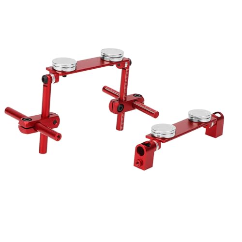 Cocoarm RC CAR Body Mount Kit CNC Aluminiumlegierung Starker Magnetmontage -Halterung Einstellbar (Rot) von Cocoarm