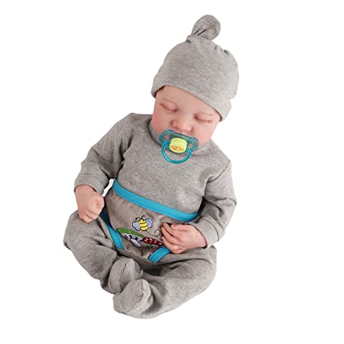 Cocoarm Realist 19 Zoll Wiedergeborenes Babypuppen Weiche Silikonsimulation Babypuppe für Kind von Cocoarm