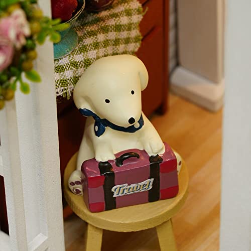 Cocoarm Realistisches DIY Doll House Kit mit Gemütlicher Beleuchtung, LED Light 3D Dollhouse für Erwachsene, Erstaunlich Realistisches Design, Ideale Geschenkidee für den Valentinstag, von Cocoarm
