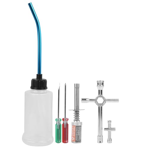 Cocoarm Starter Plug Ignitor Starter Kit Dauerhaftes Metall -Werkzeug für HSP 80141 1/8 1/10 RC Off -Road Fahrzeug Nitro Strom für Nitro angetrieben; Set von 6 Teilen (EU-Stecker) von Cocoarm