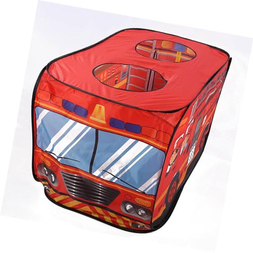 Cocoarm Zelt Umweltfreundlich Faltbare Eiswagen Game House Tragbares Feuerwehrwagen Zelt für (Tippe A) von Cocoarm