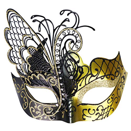 Coddsmz Mysteriöse Schmetterlings-Maske für Damen: Insekten-Thema, Maske, Damen, Frauen, Erwachsene, Older Children, Partygänger, Cosplayer Coddsmz Mysteriöse Schmetterlings-Maske für Damen: Insekten-Thema, Maske, Damen, Frauen, Erwachsene, Older Children, Partygänger, Cosplayer von Coddsmz