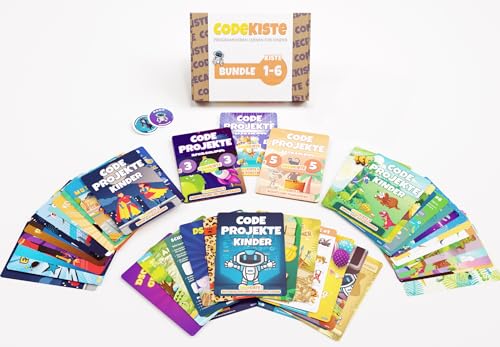 CodeKiste Bundle 1-6: Set mit Kisten Nr. 1 bis 6 - Programmieren Lernen für Kinder CodeKiste Bundle 1-6: Set mit Kisten Nr. 1 bis 6 - Programmieren Lernen für Kinder von CodeKiste