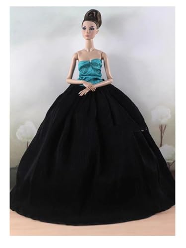 Codulu 11,5 Zoll American Doll Puppenkleid Mädchen Puppe 12 Zoll Abendkleid Prinzessin Rock Kostüm BJD Puppenkleidung 1/6 Kinderspielzeug 1pcs #A von Codulu