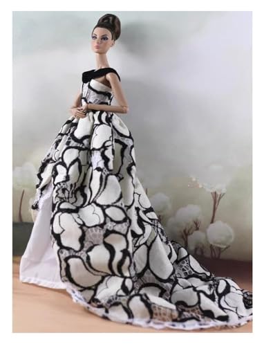 Codulu 11,5 Zoll American Doll Puppenkleid Mädchen Puppe 12 Zoll Abendkleid Prinzessin Rock Kostüm BJD Puppenkleidung 1/6 Kinderspielzeug 1pcs #F von Codulu