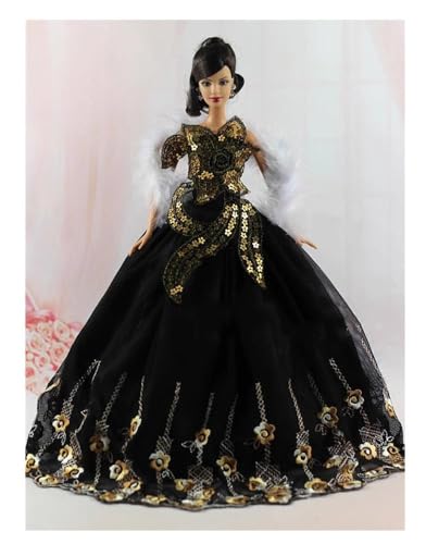 Codulu 11,5 Zoll American Doll Puppenkleid Mädchen Puppe 12 Zoll Abendkleid Prinzessin Rock Kostüm BJD Puppenkleidung 1/6 Kinderspielzeug 1pcs #H von Codulu