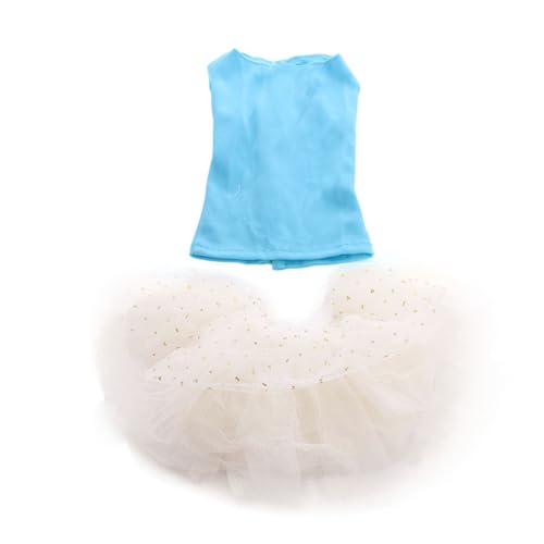 Codulu 18 Zoll Amerikanische Puppenkleidung-Blauer Organza Rock mit Sommeroberteil Freizeitkleider 43-46cm Puppen-Zubehör-2 Teile/Set Codulu 18 Zoll Amerikanische Puppenkleidung-Blauer Organza Rock mit Sommeroberteil Freizeitkleider 43-46cm Puppen-Zubehör-2 Teile/Set von Codulu