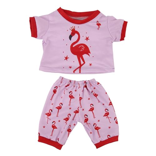 Codulu 18 Zoll amerikanische Puppenkleidung-T-Shirt Tierdruck-T-Shirt Hosen Pyjamas Freizeitkleider Puppenzubehör für 43-46cm Puppen-Puppen-2 Teile/Set-A Codulu 18 Zoll amerikanische Puppenkleidung-T-Shirt Tierdruck-T-Shirt Hosen Pyjamas Freizeitkleider Puppenzubehör für 43-46cm Puppen-Puppen-2 Teile/Set-A von Codulu