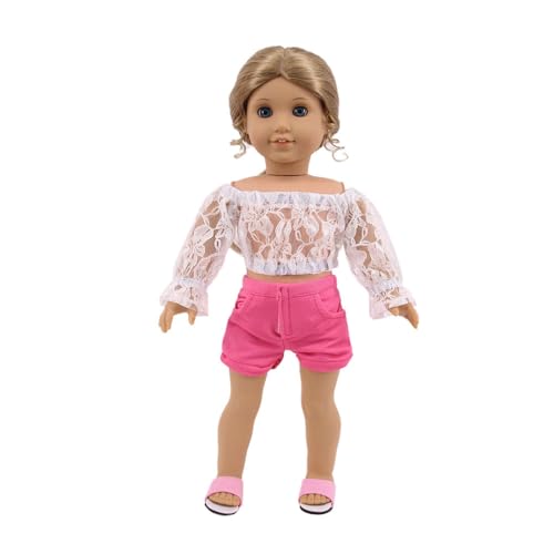 Codulu 18 Zoll amerikanische Puppenkleidung-Top Shorts Hosen Röcke Casual Sommerkleider Zubehör für 43-46cm Puppen-1 Set-G Codulu 18 Zoll amerikanische Puppenkleidung-Top Shorts Hosen Röcke Casual Sommerkleider Zubehör für 43-46cm Puppen-1 Set-G von Codulu