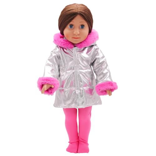 Codulu 18 Zoll amerikanische Puppenkleidung Winterkleidung Daunenstrumpfhose 43-46 cm Puppenzubehör 2 Teile/Set-Silber Codulu 18 Zoll amerikanische Puppenkleidung Winterkleidung Daunenstrumpfhose 43-46 cm Puppenzubehör 2 Teile/Set-Silber von Codulu