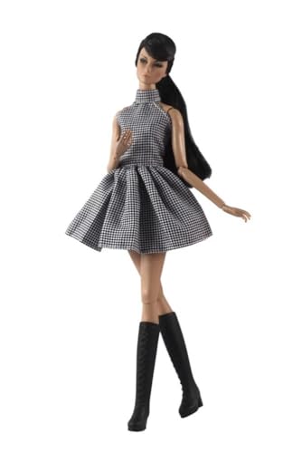 Codulu Puppenkleid für 11,5 Zoll America Doll 30 cm Mädchenpuppe-Kurzes Kleid Freizeitkleid Outfits für 1/6 BJD Puppe Kinderspielzeug-1 Stück-#C von Codulu