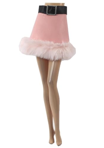 Codulu Puppenkleid für 11,5 Zoll America Doll 30 cm Mädchenpuppe-Plüsch-Lederröcke Jeansröcke Outfits für 1/6 BJD Puppe Kinderspielzeug-1 Stück-#K von Codulu