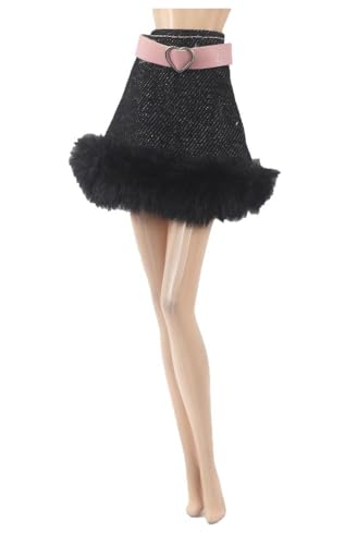 Codulu Puppenkleid für 11,5 Zoll America Doll 30 cm Mädchenpuppe-Plüsch-Lederröcke Jeansröcke Outfits für 1/6 BJD Puppe Kinderspielzeug-1 Stück-#L Codulu Puppenkleid für 11,5 Zoll America Doll 30 cm Mädchenpuppe-Plüsch-Lederröcke Jeansröcke Outfits für 1/6 BJD Puppe Kinderspielzeug-1 Stück-#L von Codulu