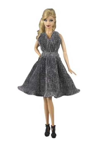 Codulu Puppenkleid für 11,5 Zoll America Doll 30 cm Mädchenpuppe-Spitzenkleid Freizeitkleid-Outfits für 1/6 BJD Puppe Kinderspielzeug-1 Stück-#A von Codulu