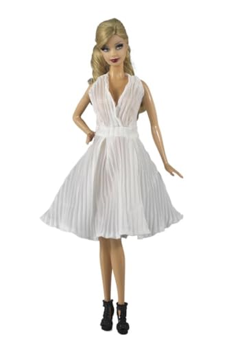 Codulu Puppenkleid für 11,5 Zoll America Doll 30 cm Mädchenpuppe-Spitzenkleid Freizeitkleid-Outfits für 1/6 BJD Puppe Kinderspielzeug-1 Stück-#B Codulu Puppenkleid für 11,5 Zoll America Doll 30 cm Mädchenpuppe-Spitzenkleid Freizeitkleid-Outfits für 1/6 BJD Puppe Kinderspielzeug-1 Stück-#B von Codulu
