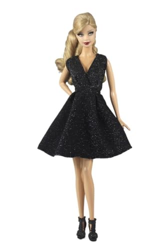Codulu Puppenkleid für 11,5 Zoll America Doll 30 cm Mädchenpuppe-Spitzenkleid Freizeitkleid-Outfits für 1/6 BJD Puppe Kinderspielzeug-1 Stück-#D von Codulu