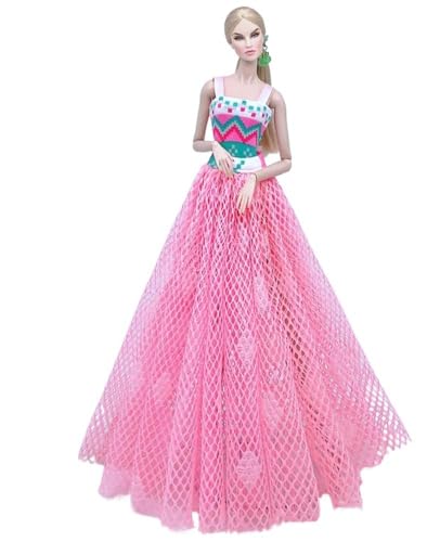 Codulu Puppenkleid für 11,5 Zoll America Doll 30cm Mädchenpuppe-Badeanzug Langer Rock Outfits für 1/6 BJD Puppe Kinderspielzeug-1PCS-#E von Codulu