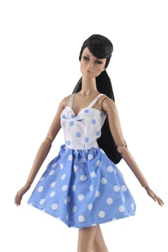 Codulu Puppenkleid für 29,2 cm große Amerika-Puppe, 30 cm, Mädchen, Puppe, Freizeitkleid, Partykleid, Kostüm, Outfits für 1/6 BJD-Puppe, Kinderspielzeug, 1 Set #D von Codulu