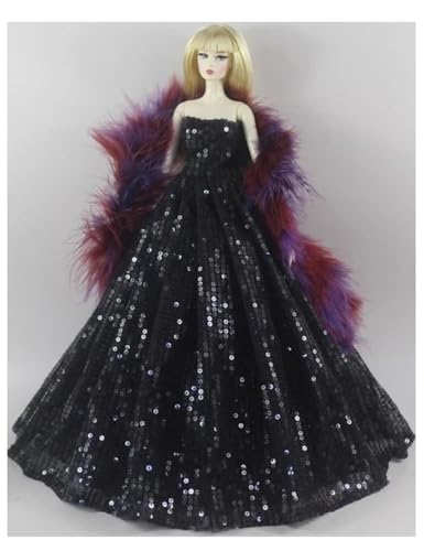 Codulu Puppenkleid für 29,2 cm große Amerika-Puppe, 30 cm, Mädchen, Puppe, Prinzessin, Rock, Pailletten-Abendkleid, Hochzeitskleid, Outfits für 1/6 BJD-Puppe, Kinderspielzeug, 1 Stück - #H Codulu Puppenkleid für 29,2 cm große Amerika-Puppe, 30 cm, Mädchen, Puppe, Prinzessin, Rock, Pailletten-Abendkleid, Hochzeitskleid, Outfits für 1/6 BJD-Puppe, Kinderspielzeug, 1 Stück - #H von Codulu