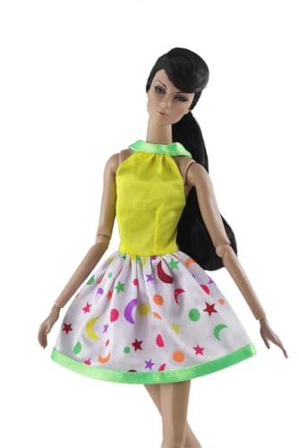 Codulu Puppenkleid für 29,2 cm große Amerika-Puppe, 30 cm, Mädchen, Puppe, kurzer Rock, lässiges Kleid, Sommer-Outfits für 1/6 BJD-Puppe, Kinderspielzeug, 1 Stück, #H Codulu Puppenkleid für 29,2 cm große Amerika-Puppe, 30 cm, Mädchen, Puppe, kurzer Rock, lässiges Kleid, Sommer-Outfits für 1/6 BJD-Puppe, Kinderspielzeug, 1 Stück, #H von Codulu