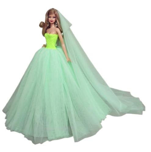 Codulu Puppenkleid für 29,2 cm große Amerika-Puppe, 30 cm, Mädchen, Puppe, trägerloses Hochzeitskleid mit Schleier, Prinzessinnenkleid, Outfits für 1/6 BJD-Puppe, Kinderspielzeug, 1 Stück, #I Codulu Puppenkleid für 29,2 cm große Amerika-Puppe, 30 cm, Mädchen, Puppe, trägerloses Hochzeitskleid mit Schleier, Prinzessinnenkleid, Outfits für 1/6 BJD-Puppe, Kinderspielzeug, 1 Stück, #I von Codulu