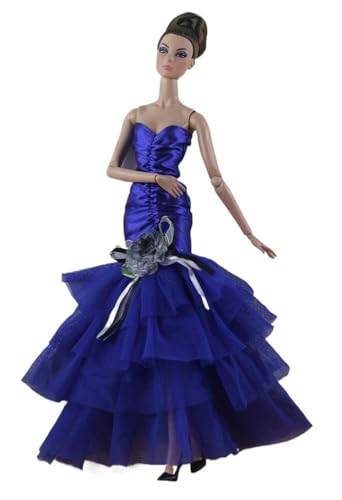 Codulu Puppenkleid für 29,2 cm große Amerika-Puppe, 30 cm, Mädchen, Puppen-Abendkleid, Fischschwanz-Kleid, Outfits für 1/6 BJD-Puppe, Kinderspielzeug, 1 Stück, #I Codulu Puppenkleid für 29,2 cm große Amerika-Puppe, 30 cm, Mädchen, Puppen-Abendkleid, Fischschwanz-Kleid, Outfits für 1/6 BJD-Puppe, Kinderspielzeug, 1 Stück, #I von Codulu