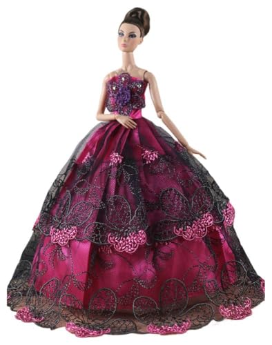 Codulu Puppenkleid für 29,2 cm große Amerika-Puppe, 30 cm, Mädchen, Puppen-Abendkleid, Partykleid, Paillettenkleid, Kostüme, Outfits für 1/6 BJD-Puppe, Kinderspielzeug, 1 Stück - #C Codulu Puppenkleid für 29,2 cm große Amerika-Puppe, 30 cm, Mädchen, Puppen-Abendkleid, Partykleid, Paillettenkleid, Kostüme, Outfits für 1/6 BJD-Puppe, Kinderspielzeug, 1 Stück - #C von Codulu