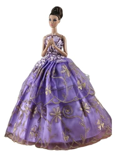 Codulu Puppenkleid für 29,2 cm große Amerika-Puppe, 30 cm, Mädchen, Puppen-Partykleid, Abendkleid, Spitzenkleid, Kostüme, Outfits für 1/6 BJD-Puppe, Kinderspielzeug, 1 Stück - #G Codulu Puppenkleid für 29,2 cm große Amerika-Puppe, 30 cm, Mädchen, Puppen-Partykleid, Abendkleid, Spitzenkleid, Kostüme, Outfits für 1/6 BJD-Puppe, Kinderspielzeug, 1 Stück - #G von Codulu