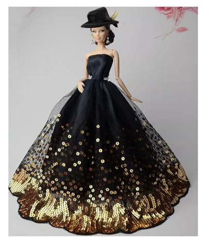 Codulu Puppenkleid für 29,2 cm große Amerika-Puppe, 30 cm, Mädchen, Puppen-Prinzessinnen-Rock, Pailletten-Abendkleid, Hochzeitskleid, Outfits für 1/6 BJD-Puppe, Kinderspielzeug, 1 Stück, #D Codulu Puppenkleid für 29,2 cm große Amerika-Puppe, 30 cm, Mädchen, Puppen-Prinzessinnen-Rock, Pailletten-Abendkleid, Hochzeitskleid, Outfits für 1/6 BJD-Puppe, Kinderspielzeug, 1 Stück, #D von Codulu