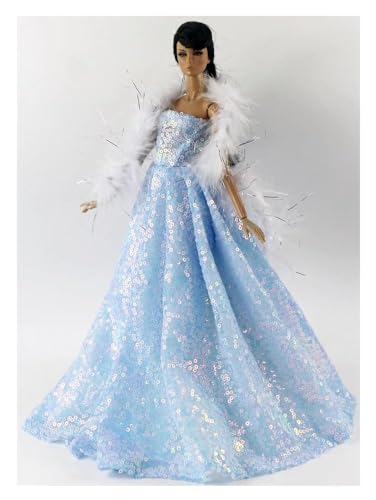 Codulu Puppenkleid für 29,2 cm große Amerika-Puppe, 30 cm, Mädchen, Puppen-Prinzessinnen-Rock, Pailletten-Abendkleid, Hochzeitskleid, Outfits für 1/6 BJD-Puppe, Kinderspielzeug, 1 Stück, #K Codulu Puppenkleid für 29,2 cm große Amerika-Puppe, 30 cm, Mädchen, Puppen-Prinzessinnen-Rock, Pailletten-Abendkleid, Hochzeitskleid, Outfits für 1/6 BJD-Puppe, Kinderspielzeug, 1 Stück, #K von Codulu