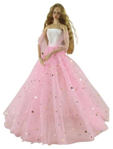 Codulu Puppenkleid für 29,2 cm große Amerika-Puppe, 30 cm, Mädchen, Puppenstern, Mond, Abendkleid, Prinzessinnenkleid, Hochzeitskleid mit Schal, Schleier für 1/6 BJD-Puppenspielzeug, 1 Stück, #G Codulu Puppenkleid für 29,2 cm große Amerika-Puppe, 30 cm, Mädchen, Puppenstern, Mond, Abendkleid, Prinzessinnenkleid, Hochzeitskleid mit Schal, Schleier für 1/6 BJD-Puppenspielzeug, 1 Stück, #G von Codulu