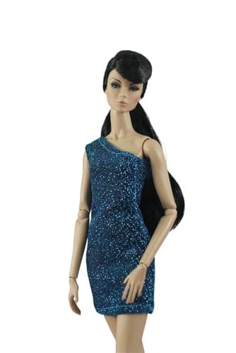 Codulu Puppenkleid für 29,2 cm große Amerika-Puppe, 30 cm, Mädchen, schulterfrei, Abendkleid, Kostüme, Outfits für 1/6 BJD-Puppe, Kinderspielzeug, 1 Stück, #F Codulu Puppenkleid für 29,2 cm große Amerika-Puppe, 30 cm, Mädchen, schulterfrei, Abendkleid, Kostüme, Outfits für 1/6 BJD-Puppe, Kinderspielzeug, 1 Stück, #F von Codulu
