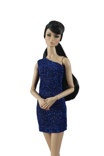 Codulu Puppenkleid für 29,2 cm große Amerika-Puppe, 30 cm, Mädchen, schulterfrei, Abendkleid, Kostüme, Outfits für 1/6 BJD-Puppe, Kinderspielzeug, 1 Stück - #C Codulu Puppenkleid für 29,2 cm große Amerika-Puppe, 30 cm, Mädchen, schulterfrei, Abendkleid, Kostüme, Outfits für 1/6 BJD-Puppe, Kinderspielzeug, 1 Stück - #C von Codulu