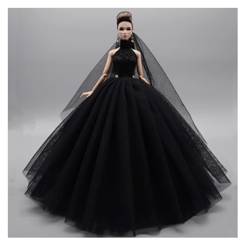 Codulu Puppenkleid für 29,2 cm große Amerika-Puppe, 30 cm, Mädchen-Hochzeitskleid mit Schleier, Prinzessinnenrock, Abendkleid, Outfits für 1/6 BJD-Puppe, Kinderspielzeug, 1 Stück, #M Codulu Puppenkleid für 29,2 cm große Amerika-Puppe, 30 cm, Mädchen-Hochzeitskleid mit Schleier, Prinzessinnenrock, Abendkleid, Outfits für 1/6 BJD-Puppe, Kinderspielzeug, 1 Stück, #M von Codulu