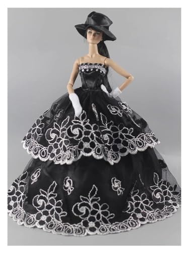 Codulu Puppenkleid für 29,2 cm große Amerika-Puppe, 30 cm, Prinzessinnenrock mit Hut, Abendkleid, Hochzeitskleid, Outfits für 1/6 BJD-Puppe, Kinderspielzeug, 1 Stück - #A Codulu Puppenkleid für 29,2 cm große Amerika-Puppe, 30 cm, Prinzessinnenrock mit Hut, Abendkleid, Hochzeitskleid, Outfits für 1/6 BJD-Puppe, Kinderspielzeug, 1 Stück - #A von Codulu